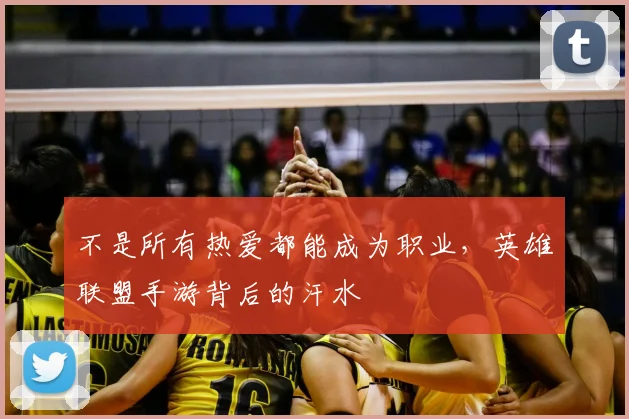 不是所有热爱都能成为职业，英雄联盟手游背后的汗水